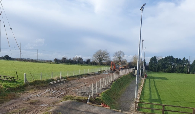 New RHS Fencing & Hardcore for Footpath